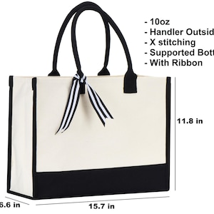 Personalized Sunflower Tote Bag: Custom Floral Gift Bild 8