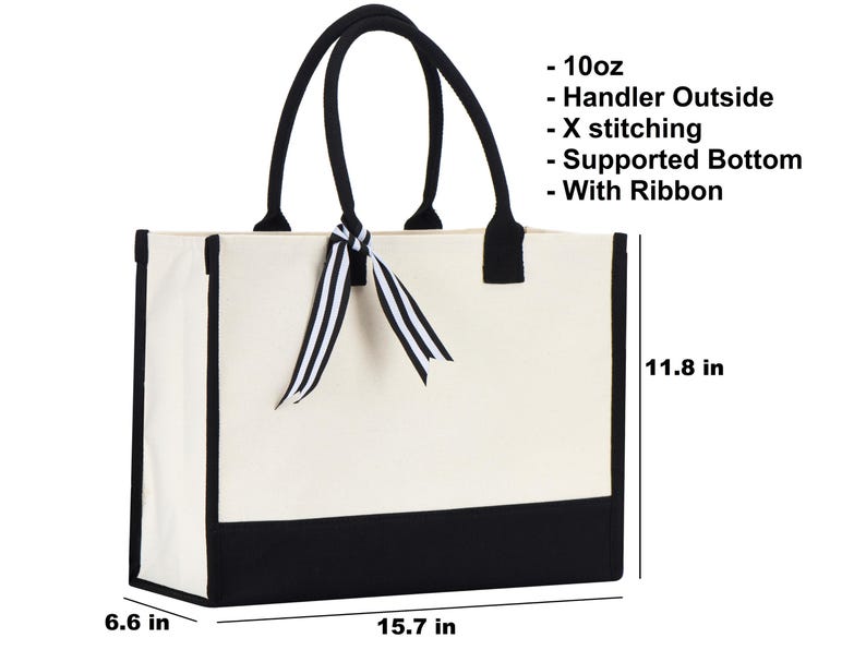 Personalized Sunflower Tote Bag: Custom Floral Gift Bild 8