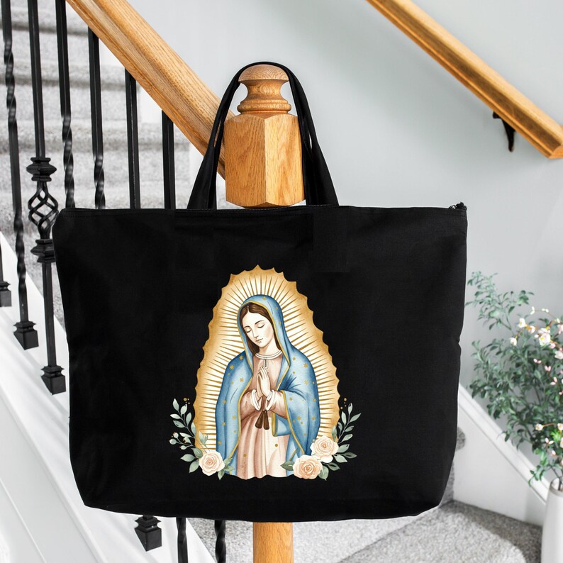 Our Lady of Guadalupe Tote Bag: Catholic Religious Gift - Etsy