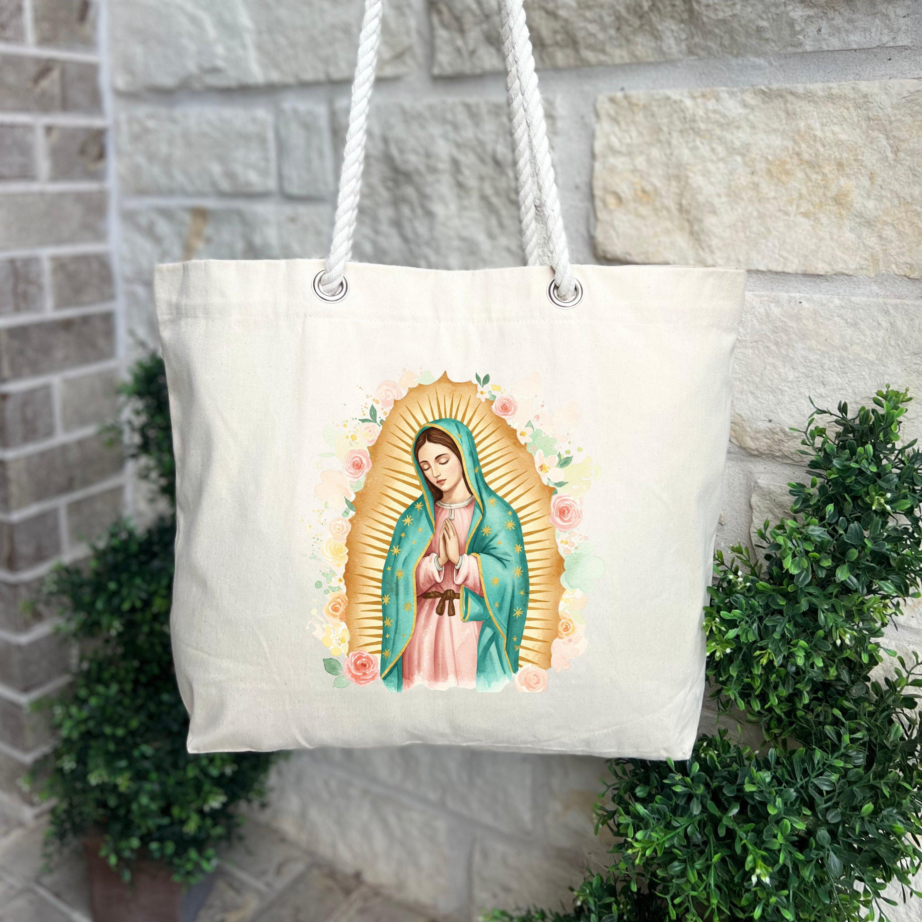 Our Lady of Guadalupe Tote Bag: Virgin Mary Religious Gift - Etsy