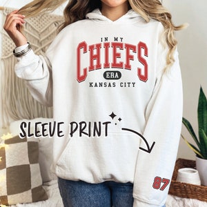 In My Kansas City Chiefs Era - 87 - Sweatshirt and Hoodie, Kelce Shirt, Vintage Sweatshirt, Chiefs Hoodie, The Guy on the Chiefs