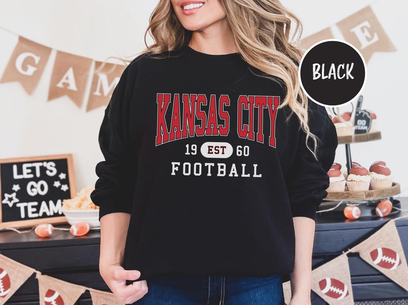 Kansas City Football Vintage T-shirt, Retro KC Chief Shirt, Kansas City ...