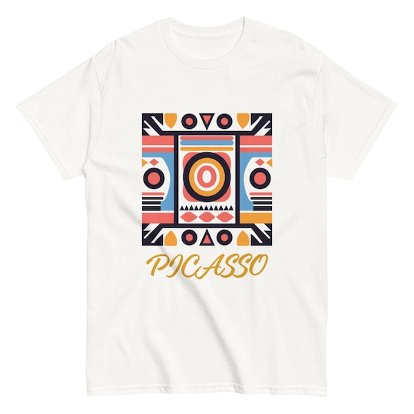 Picasso geometric abstract tshirt