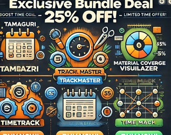 Excel Production & Inventory Toolkit: 5-in-1 Bundle (Instant Download)