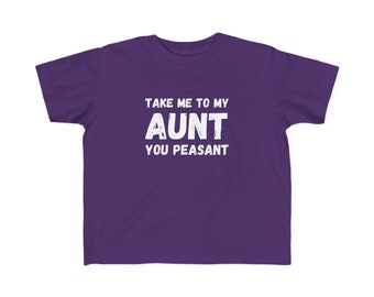Bring mich zu meinem Tante Kleinkinder Feinjersey-T-Shirt