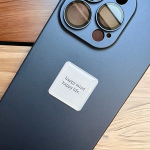 ハッピーマインド、ハッピーライフ | 3Dモチベーションステッカー | 携帯電話、ノートパソコンなどに！米国から発送