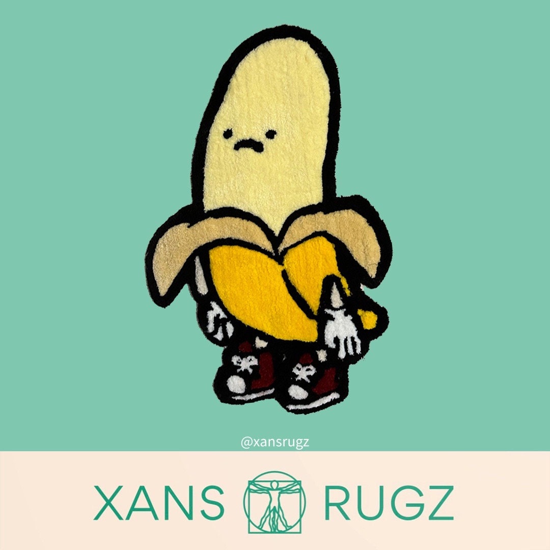 Sad Banana Custom Rug - Etsy