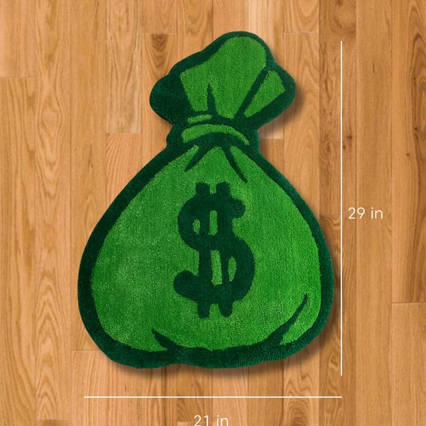 Cash Flow Comfort Rug - Money Bag