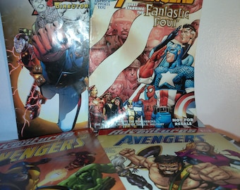 Sammler-Andenken 4 Pak Avengers Comic Bücher