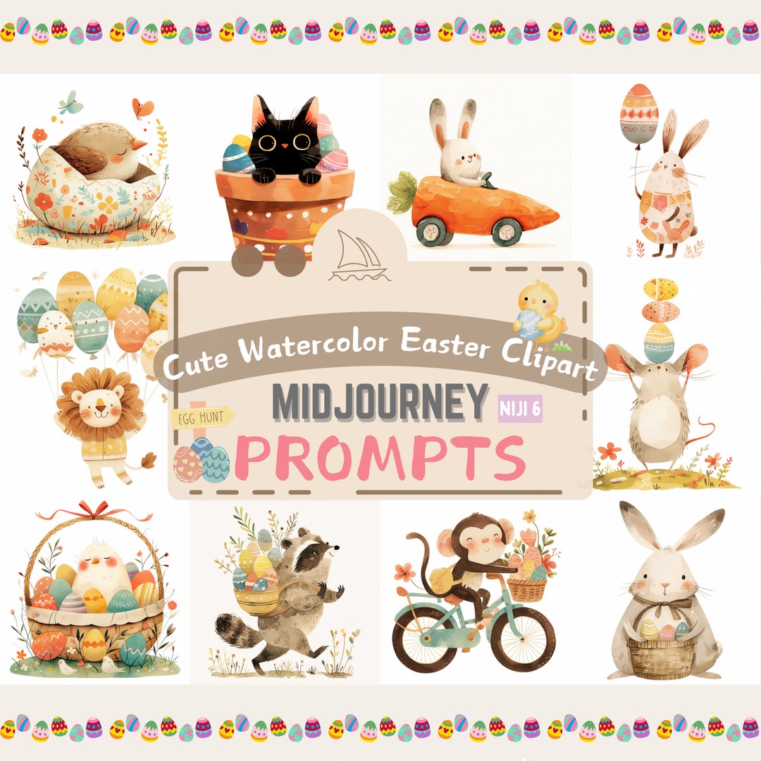 Midjourney Prompts for Cliparts Animal Prompt for Midjourney Boho ...