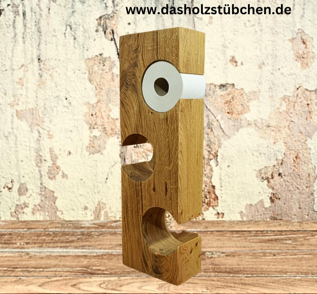 DII Rustikaler Toilettenpapierhalter Mit Aufbewahrungskorb – Metall, Bauernhaus-Stil, Inkl. Montagematerial