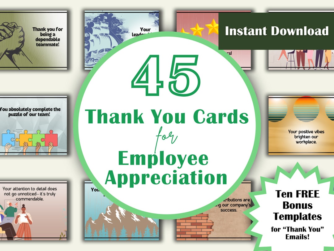 Employee Appreciation Day Thank You Notes for Employee Appreciation