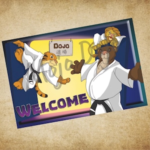 Martial Arts Welcome Postcards
