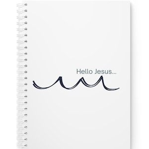 Such nicht weiter!  &quot;Hallo Jesus&quot; Minimalistisches Journal | Gebetstagebuch | Reflection Notizbuch | Christliches Geschenk | Vervollkommnen Sie für Bibelstudie
