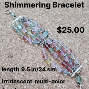 Shimmering Iridescent Bracelet