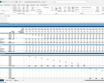 Private Equity Financial Model & Economics | Excel Template