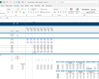 Private Equity Investment Assessment Financial Model
