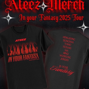 Ateez in your Fantasy shirt 2025 world tour