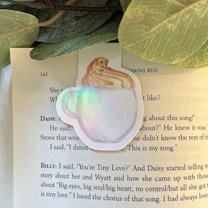 Coffee Cup Magnetic Bookmark- Whipped