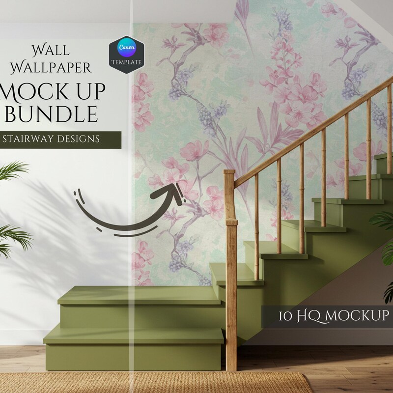 Stair Wallpaper - Etsy