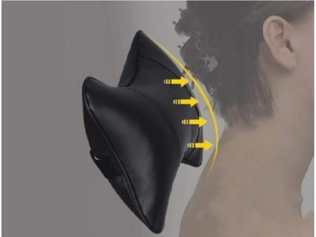 MERCEDES MAYBACH Embroidered, Leather Car Neck Pillow, Car Pillow, Sofa