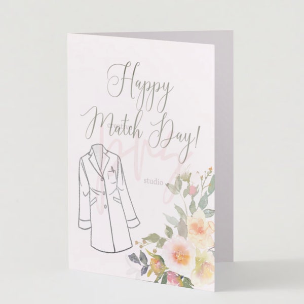 Residency Match Day Card, Residency Match Gift, Residency Match Greeting Card, Match Day 2024 Party Folded Card | File Download