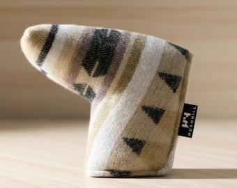 Aztec Blade Putter Cover | Magnetic Closure | Premium Handmade Golf Headcover | Hushhill