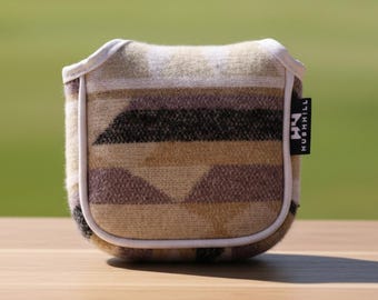 Mallet Putter Cover | Magnetic Closure | Premium Handmade Golf Headcover | Hushhill