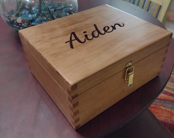 Personalized Wood Keepsake Boxes