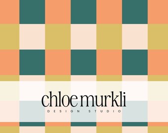 Checkered Seamless Pattern, Easter Checkered Seamless Digital Paper, Digital Spring Pattern, Boho Checkered Seamless File, Surface Pattern