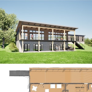 Architectural House Plans Cabin House Plans Four Bedroom Four and Half Bathroom Perfect Summer Cabin Blueprints by Experienced Designer