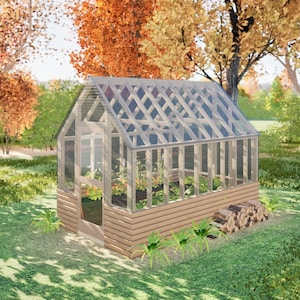 Modern Greenhouse Plans DIY Greenhouse Construction Plans Greenhouse Blueprints Backyard Green house construction drawings cute greenhouse