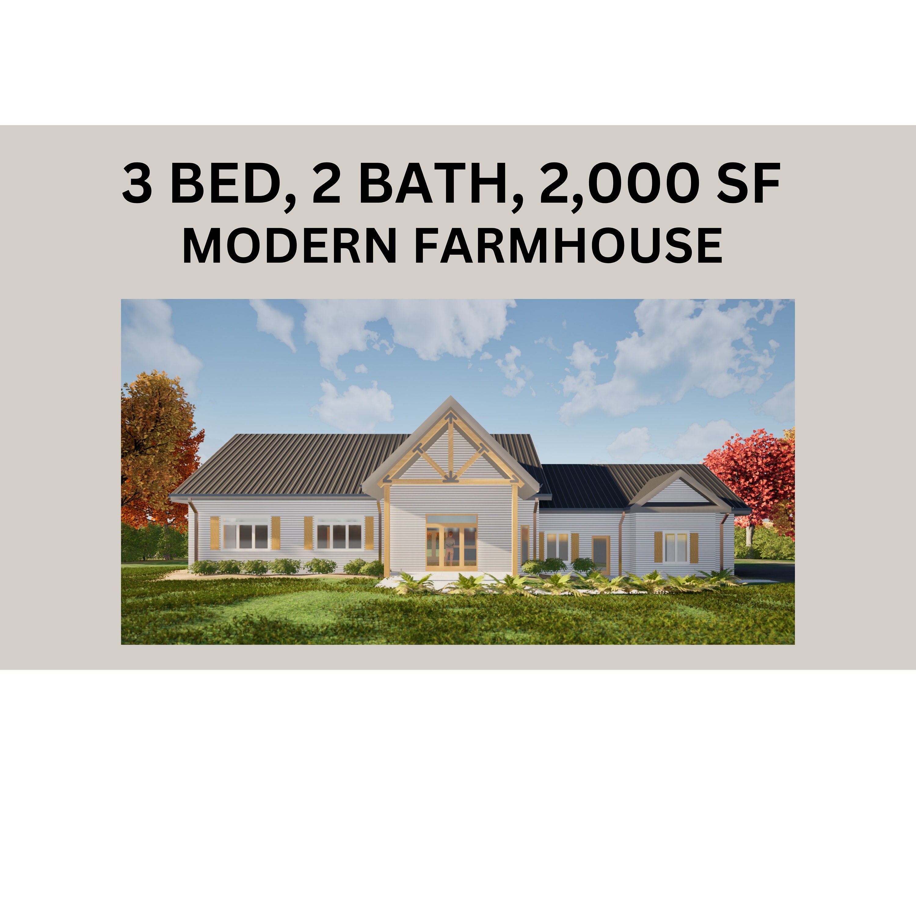 Looking to build your dream farmhouse? Look no further than Etsy for a wide selection of farmhouse house plans that cater to a variety of styles and sizes. Whether you're looking for a cozy cottage or a sprawling country estate, Etsy has the perfect farmhouse plan for you.