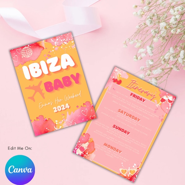 Hen Party / Bachelorette Itinerary Ibiza