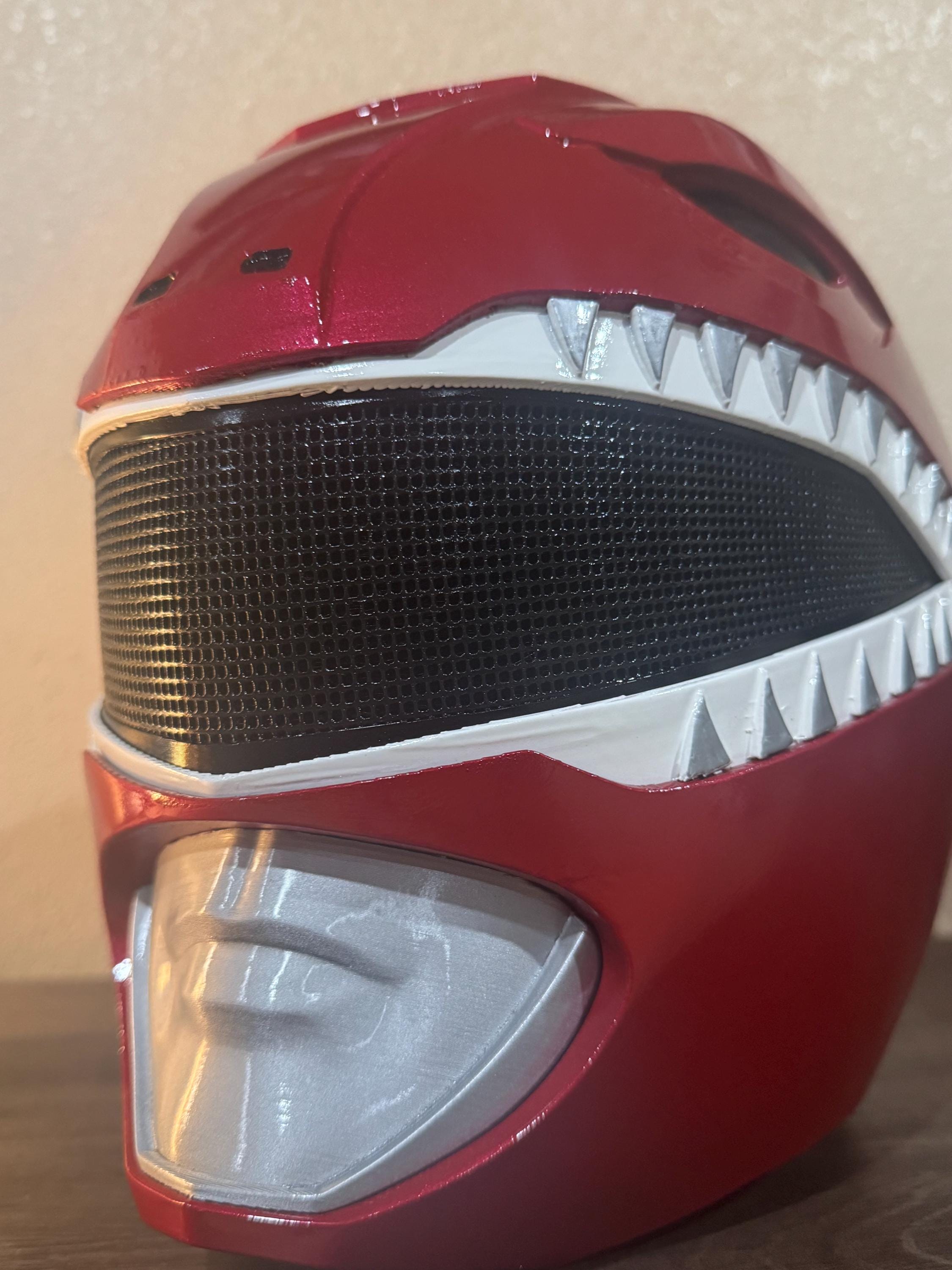 MMPR Red Ranger Cosplay Helmet - Etsy