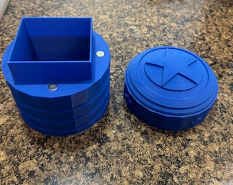 Captain America MTG Commander Box 3D STL File