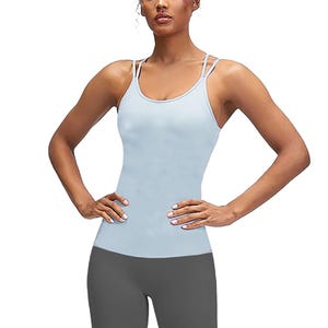 Tankini Top damski, dopasowany strój kąpielowy fitness, rozmiar Petite