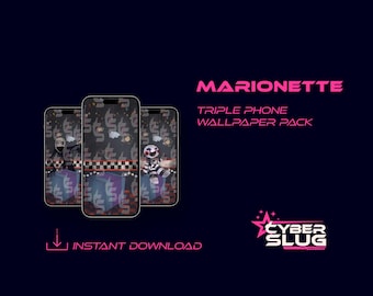 Paquete de fondos de pantalla de marionetas: pantalla triple para teléfono / descarga digital