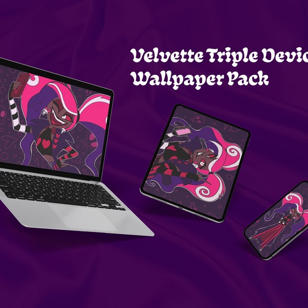 Velvette Triple Display Wallpaper Pack