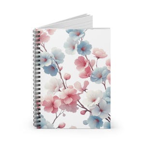 Cherry Blossom Spiral Notebook