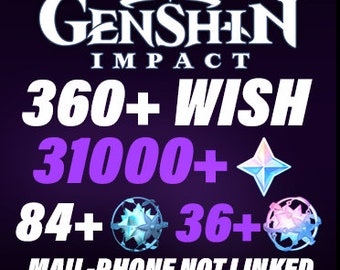 EU | 31000+ primogems / 360+ wishes total | Wishes Reroll Genshin Impact
