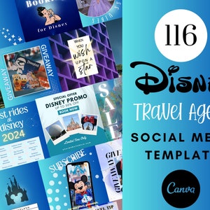 WDW Travel Agent Social Media Templates | Travel Agent Instagram Story Templates | Travel Agent Flyers | Travel Influencer | Travel Guide