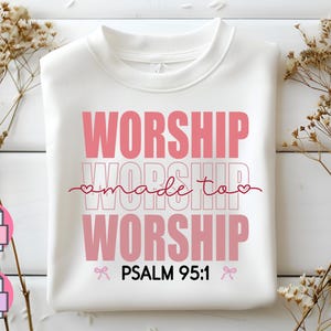 Made To Worship SVG, Bibel Vers SVG, Christian Sublimation Designs, Christian SVG, Christian Easter Png