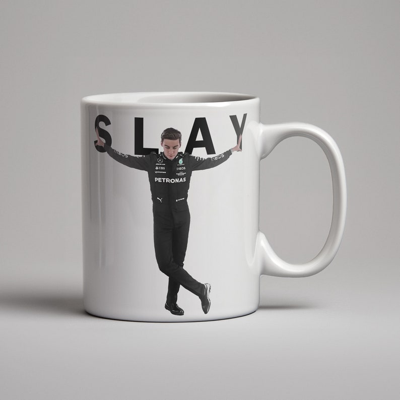 George Russell SLAY Mug zdjęcie 1