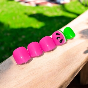 KIDS Watermelon Press On Nails