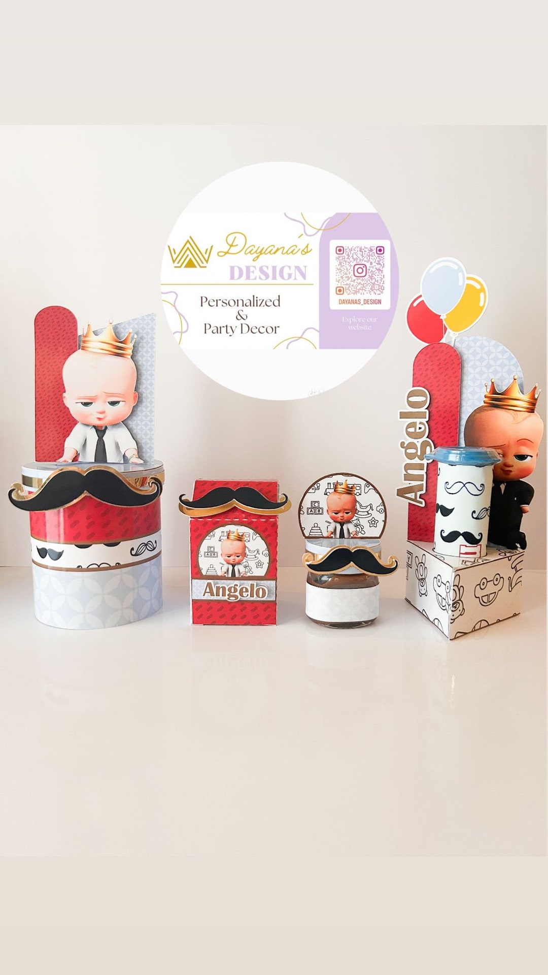Boss Baby Party / Baby Showers Boss Baby / Boss Baby / Baby Boy / 1 ...