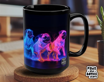 Pug Mug, Dog Mug, Coffee Mug, Coffee Cup, Pug Mom Gift, Pug Lover Gift
