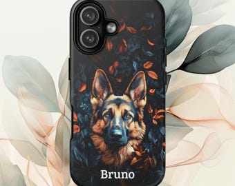 Personalized German Shepherd Phone Case: Dog Lover Gift