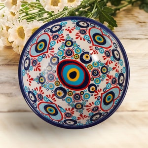 4.7-2.3 Turkish Ceramic Bowls Set, Decorative Ceramic Bowl, Turkish Bowl, Salad Serving Bowl Set, Snack Bowl, Salad Bowl Set, Ceramic Bowl