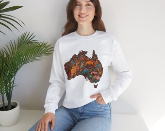 Australia sweatshirt, Aussie Wildlife Shirt, Animal Lover Jumper